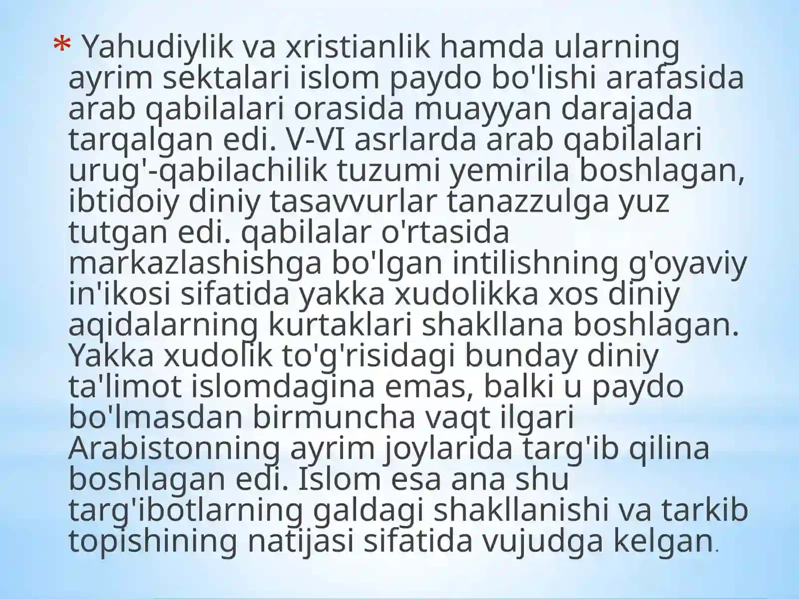 Islom dini tarixi va mohiyati 4