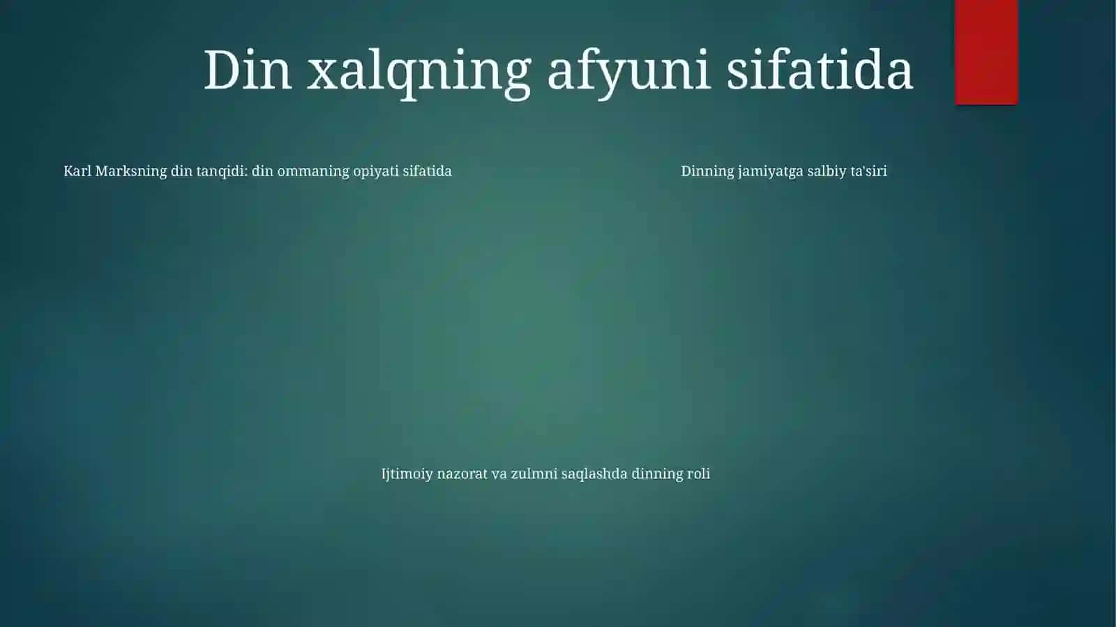 Karl Marks Tomonidan Dinni Radikal Tanqid Qilinishi Va Uning Salbiy Oqibatlari 4