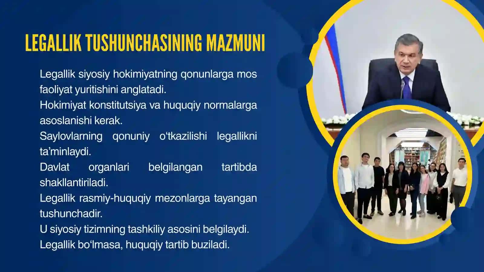SIYOSAT FALSAFASIDA LEGALLIK VA LEGITIMLIK MUNOSABATLARI. Xalqaro munosabatlarda siyosiy kuch va siyosiy qudrat omilini boshqarish usullari. 4