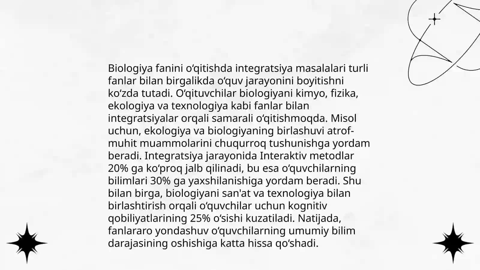 Biologiya o'qish metodikasining dolzarb muammolari 4