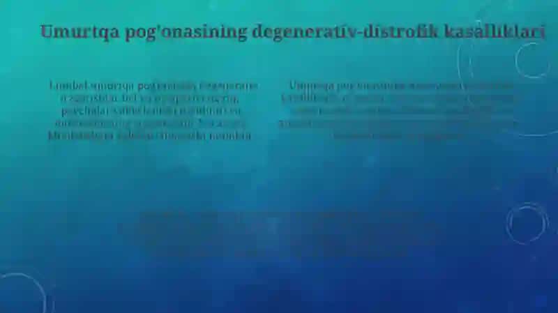 Umurtqaning degenerativ-distrofik kasalliklari 4