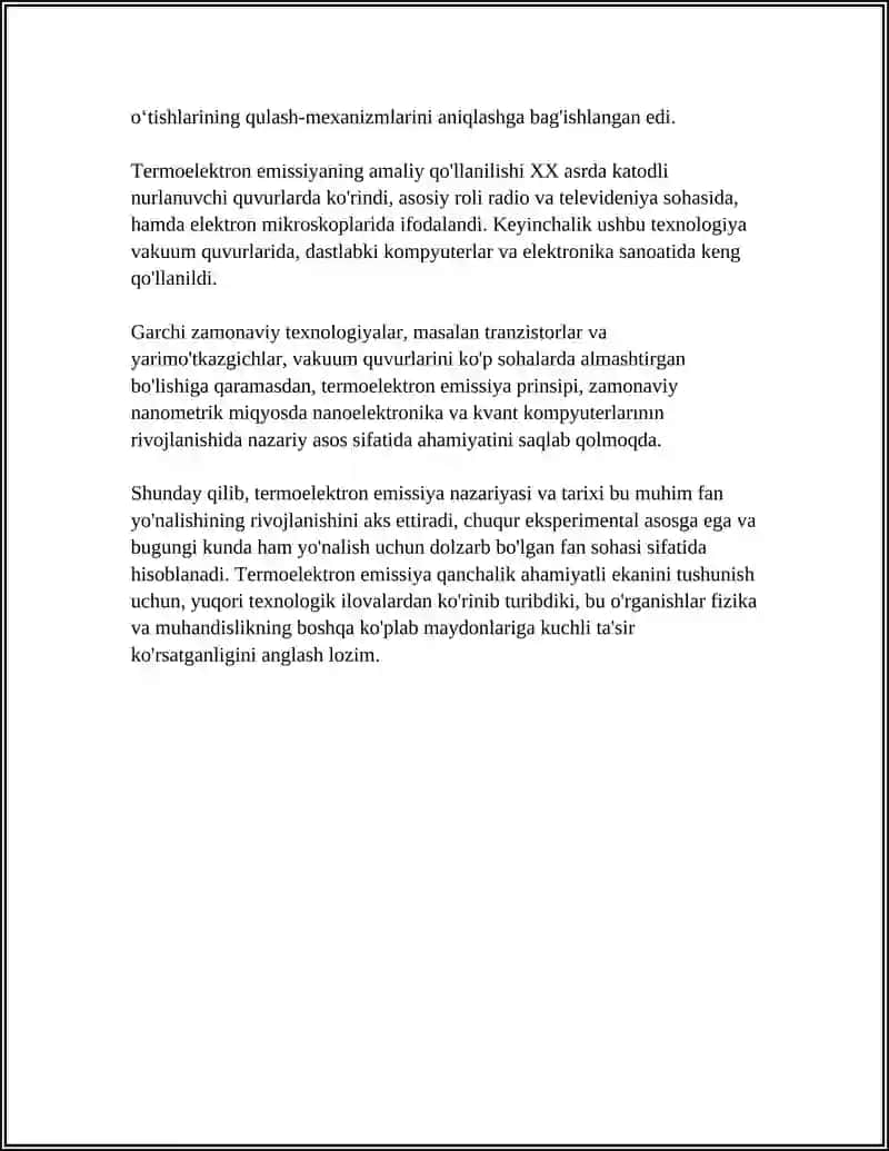 TERMOELEKTRON EMISSIYA 4