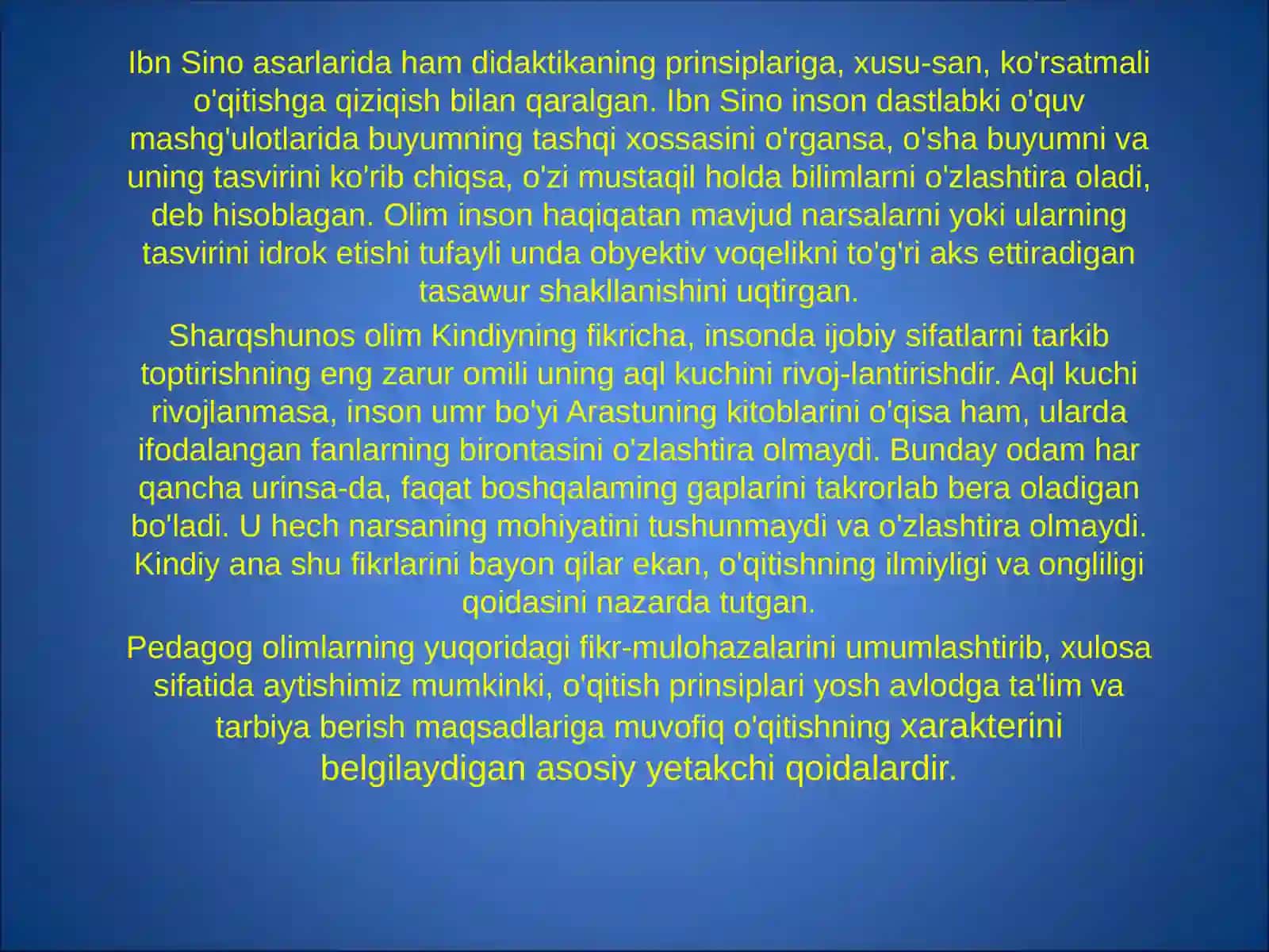O'QITISH JARAYONI YAXLIT TIZIM SIFATIDA 4