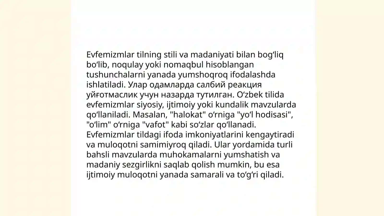 Tabu va evfemizmlar 4