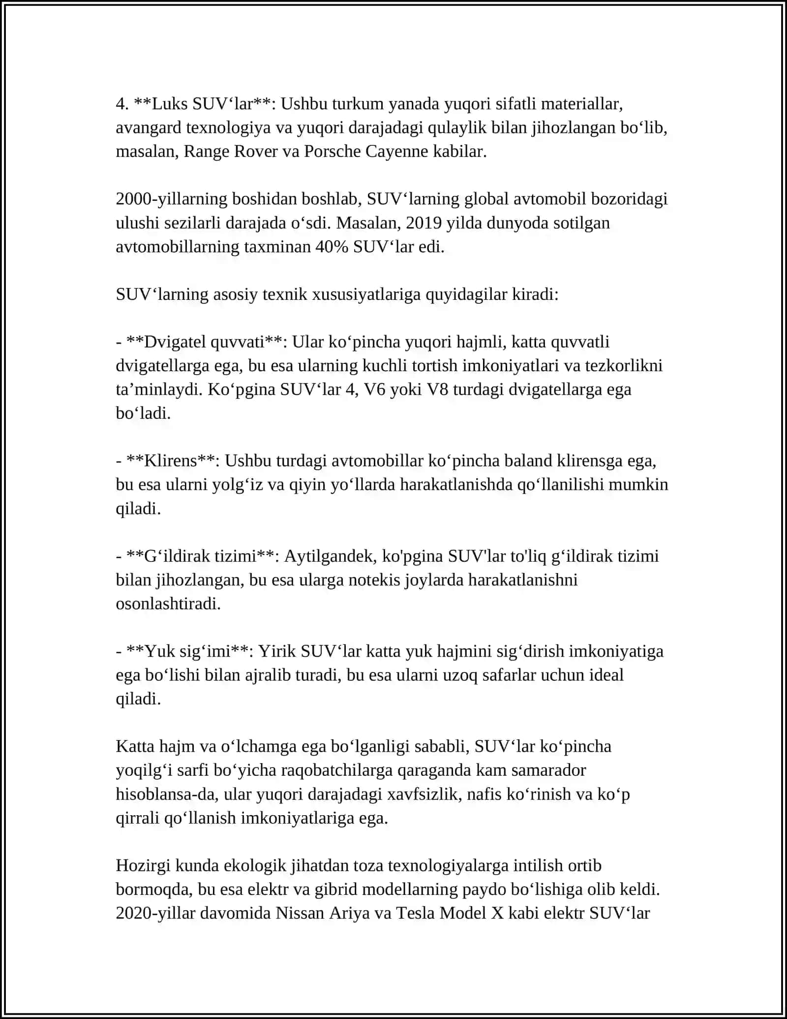 SUV OTLAR BÕLIMI VA KLAFIKATSIYASI 4