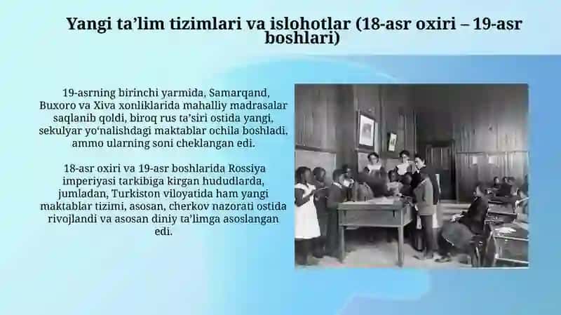 Ta'lim-tarbiya va pedagogik fikrlar rivoji 4
