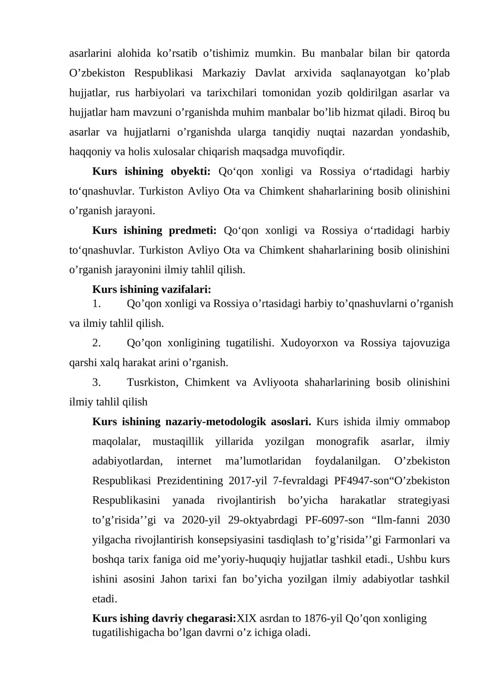 Qo’qon xonligi va Rossiya o’rtasidagi harbiy to’qnashuvlar.Turkiston, Avliyota va Chimkent shaharlarining bosib olinishi 4