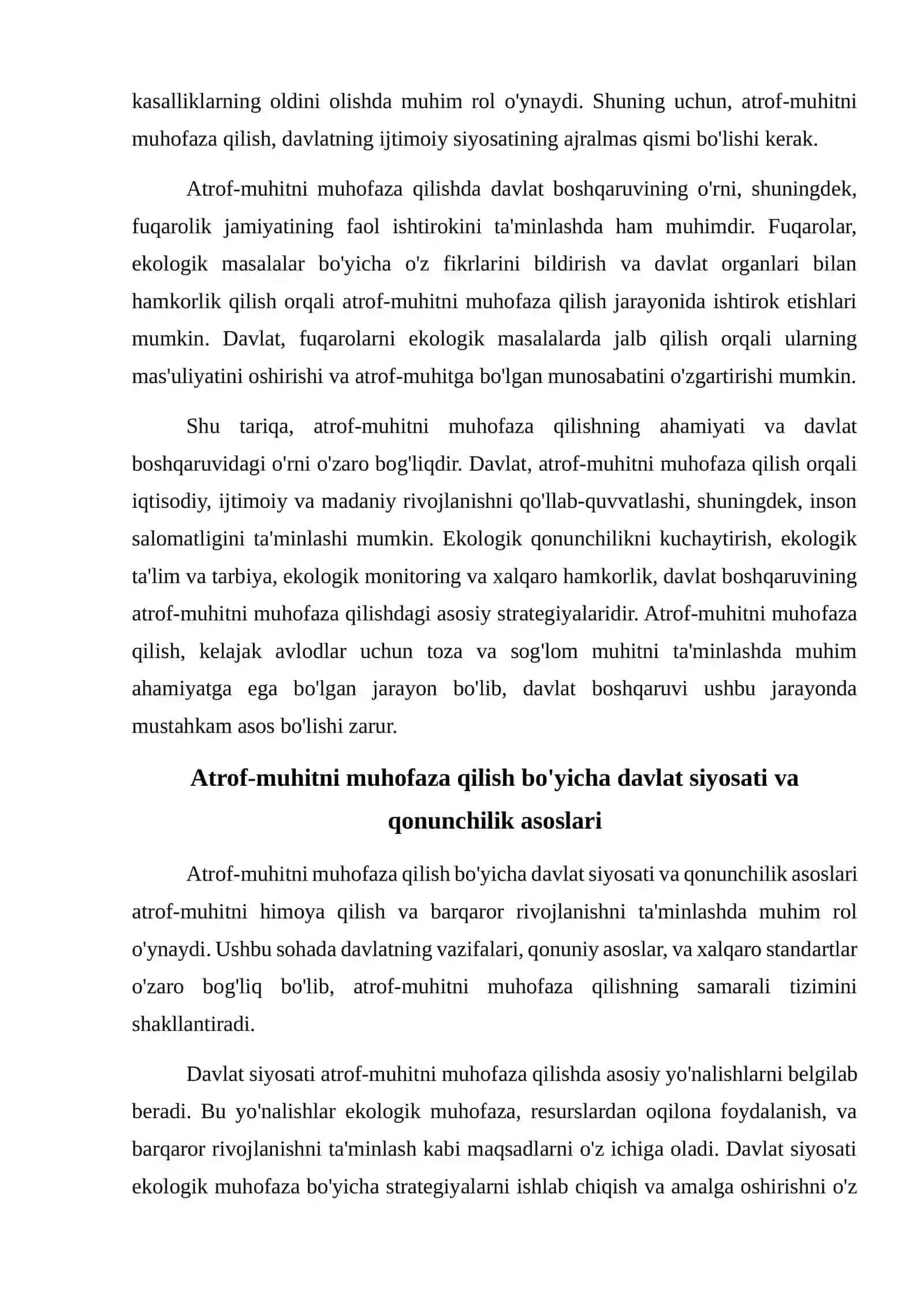 Atrof-muxitni muhofaza qilish bo'yicha davlat boshqaruvi 4