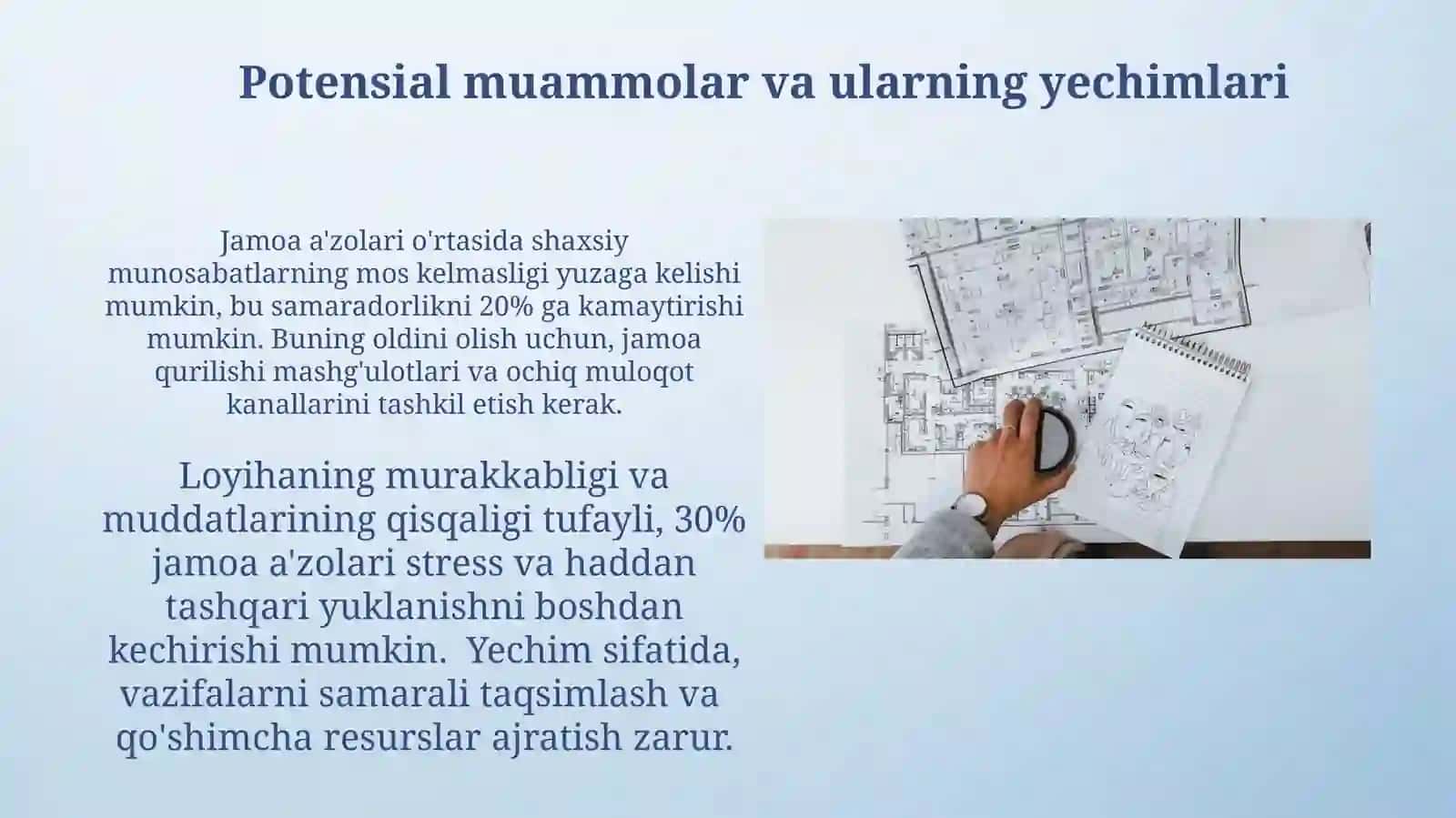Jamoani shakllantirishning istiqbol rejalari jamoani shakllantirish yo‘llari 4
