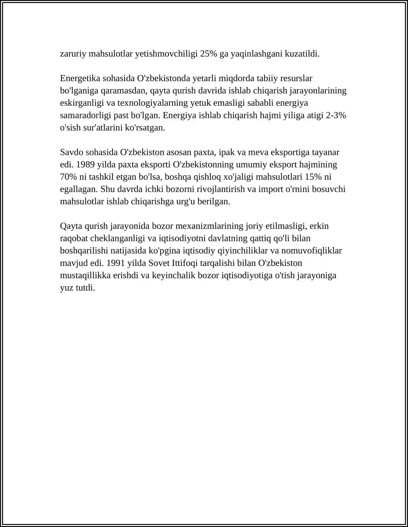 QAYTA QURISH YILLARIDA OZBEKISTONDAGI IJTIMOIY SIYOSIY VAZIYAT 4