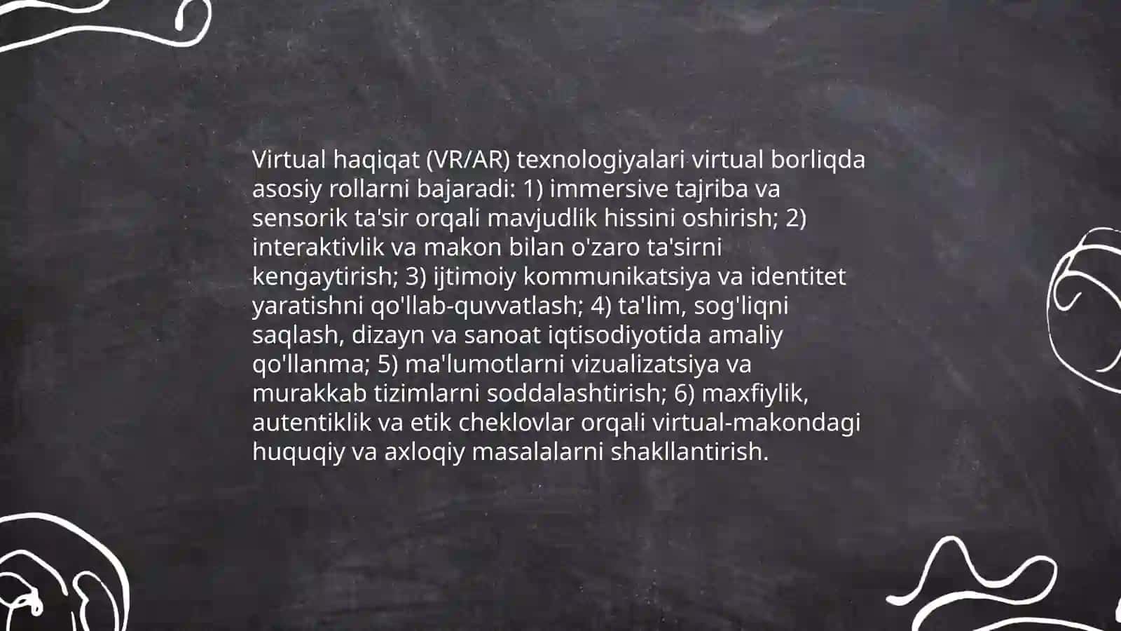 Virtual borliq haqida tahlil etish Diyorbek 4