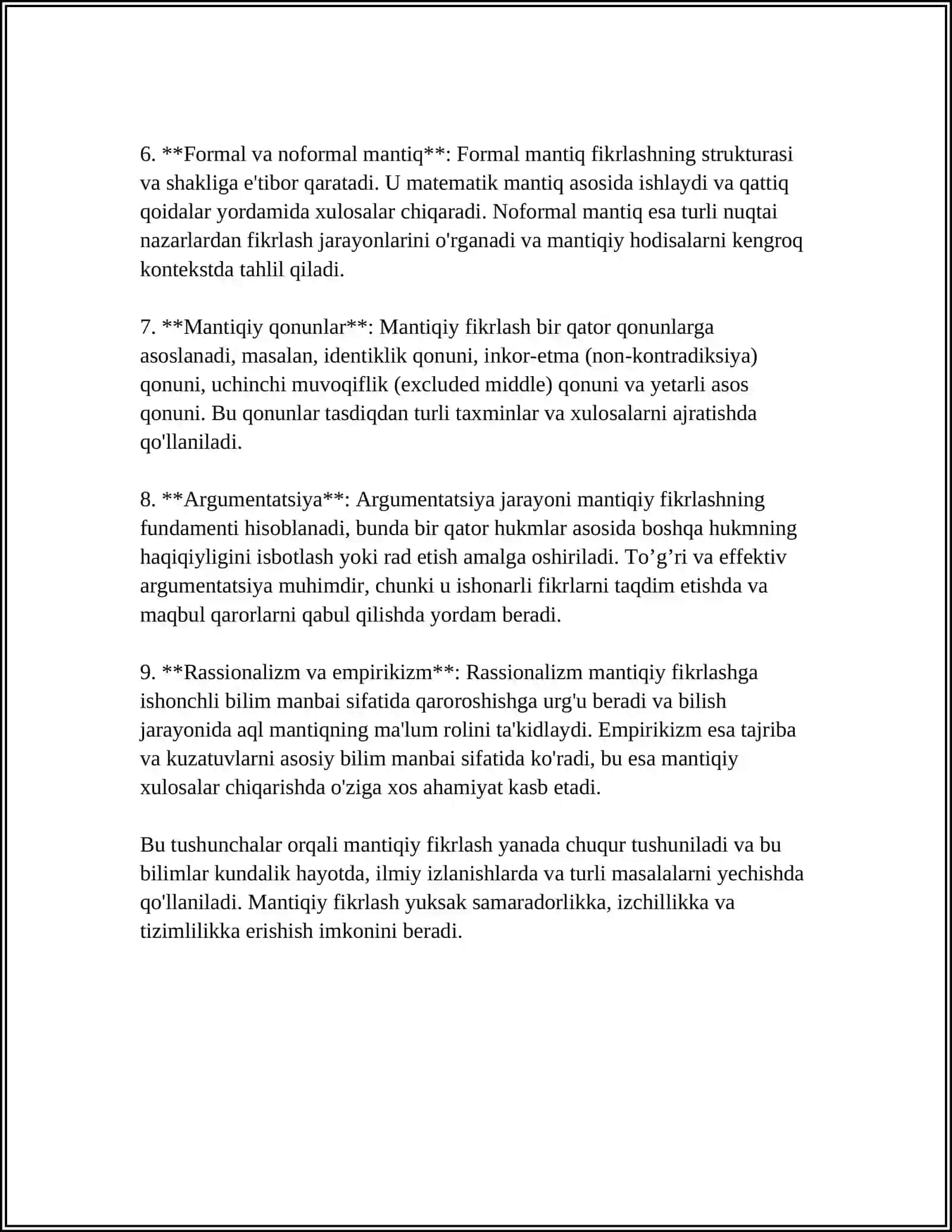 MANTIQIY TO’G’RI FIKIRLASH VA HUQUQIY ASOSLARNI YURIST FAOLIYATIDAGI ROLI 4