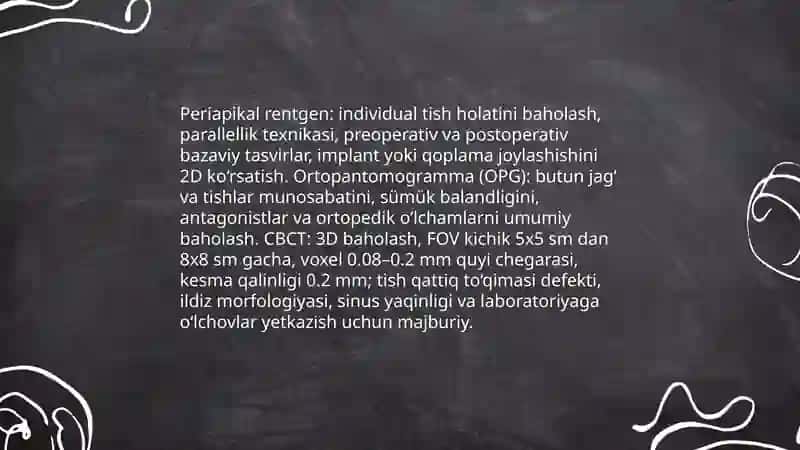 Tish qattiq to'qimasi nuqsonlarini ezib tayyorlanadigan qoplamalar bilan davolash klinik va laborator bosqichlari 4
