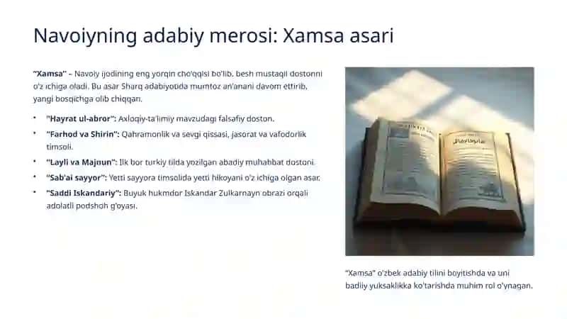 ALISHER NAVOIY: Jahon adabiyotining yulduzi 4