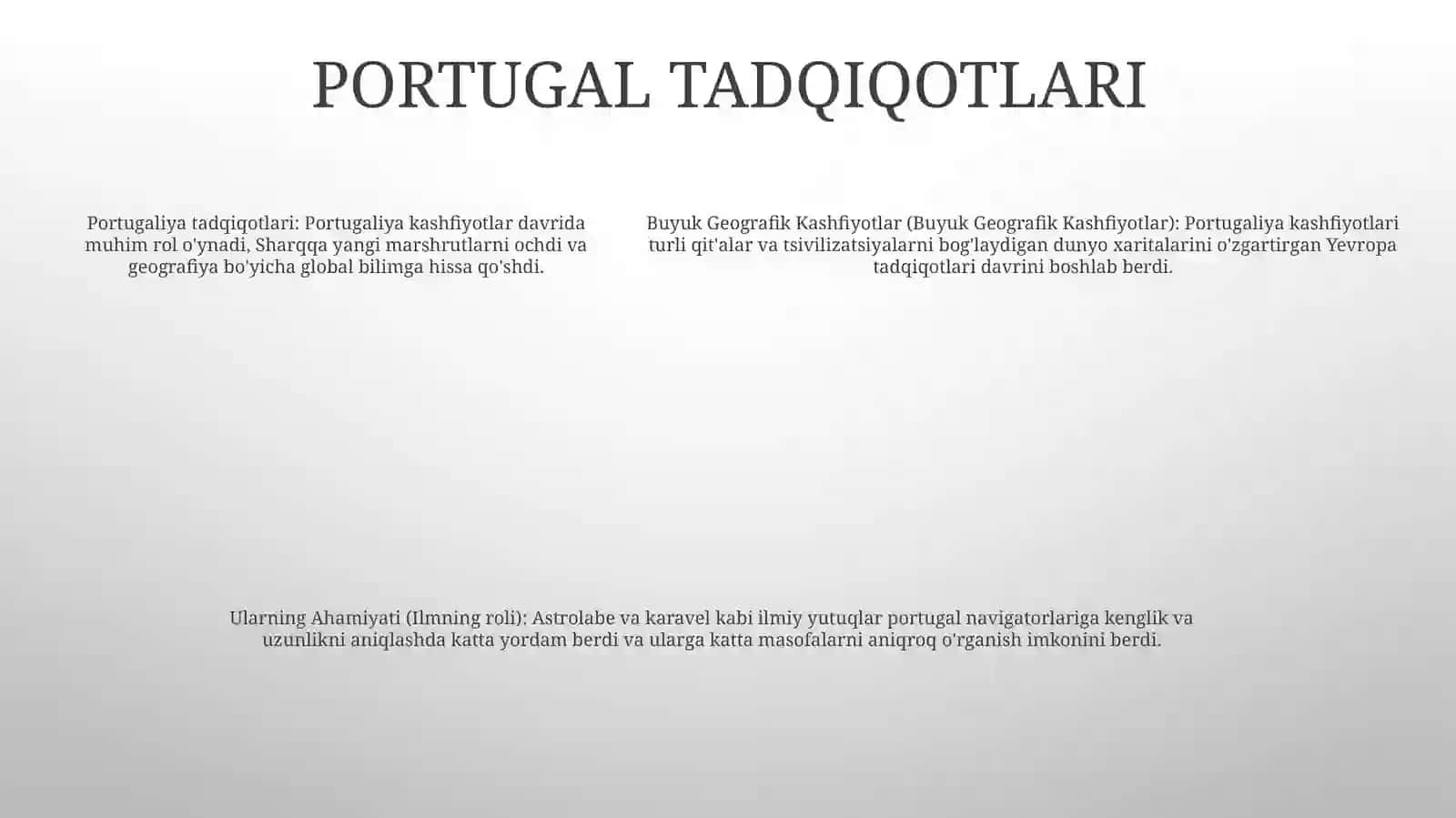 Buyuk Geografik Kashfiyotlar VaUlarningAhamiyati 4