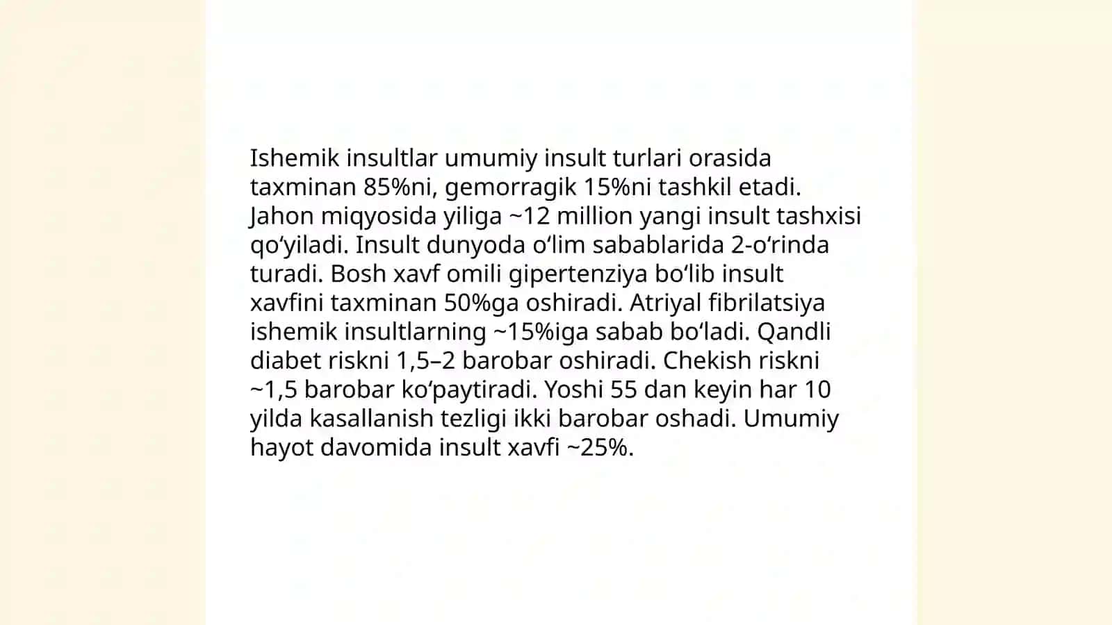 Gemorogik va ishemik insult 4