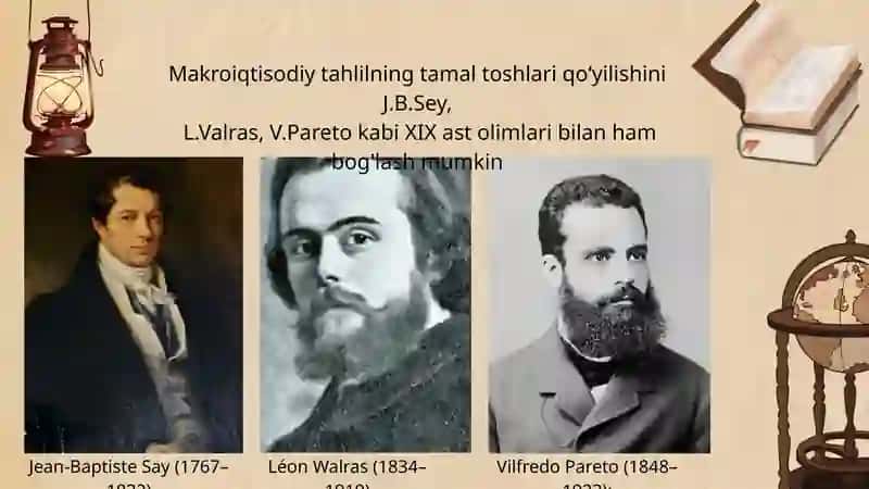 Resurslar- tovarlar va xizmatlar" hamda "daromadlar-  xarajatlar"ning doiraviy oqimi modeli 4