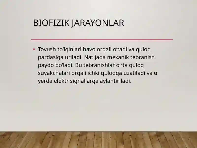 Eshitish biofizikasi elementlari. Ultratovush va uni stomatologiyada qo‘llanishi 4