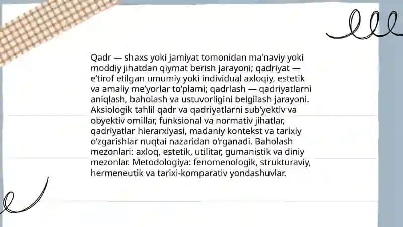 Qadriyatlar Falsafasi Aksialogiya 4