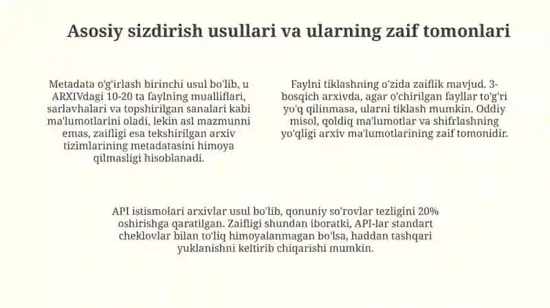 Arxivlash algoritmlari haqida tushuncha 4