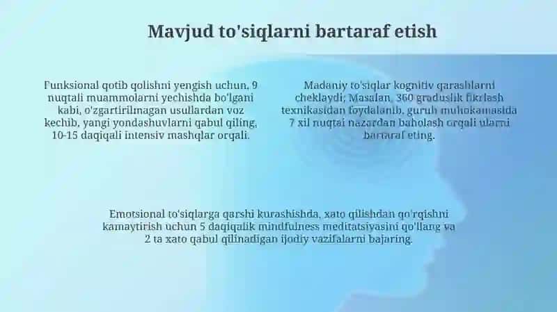 Ijodiy fikrlashni rivojlantirish prinsiplari 4