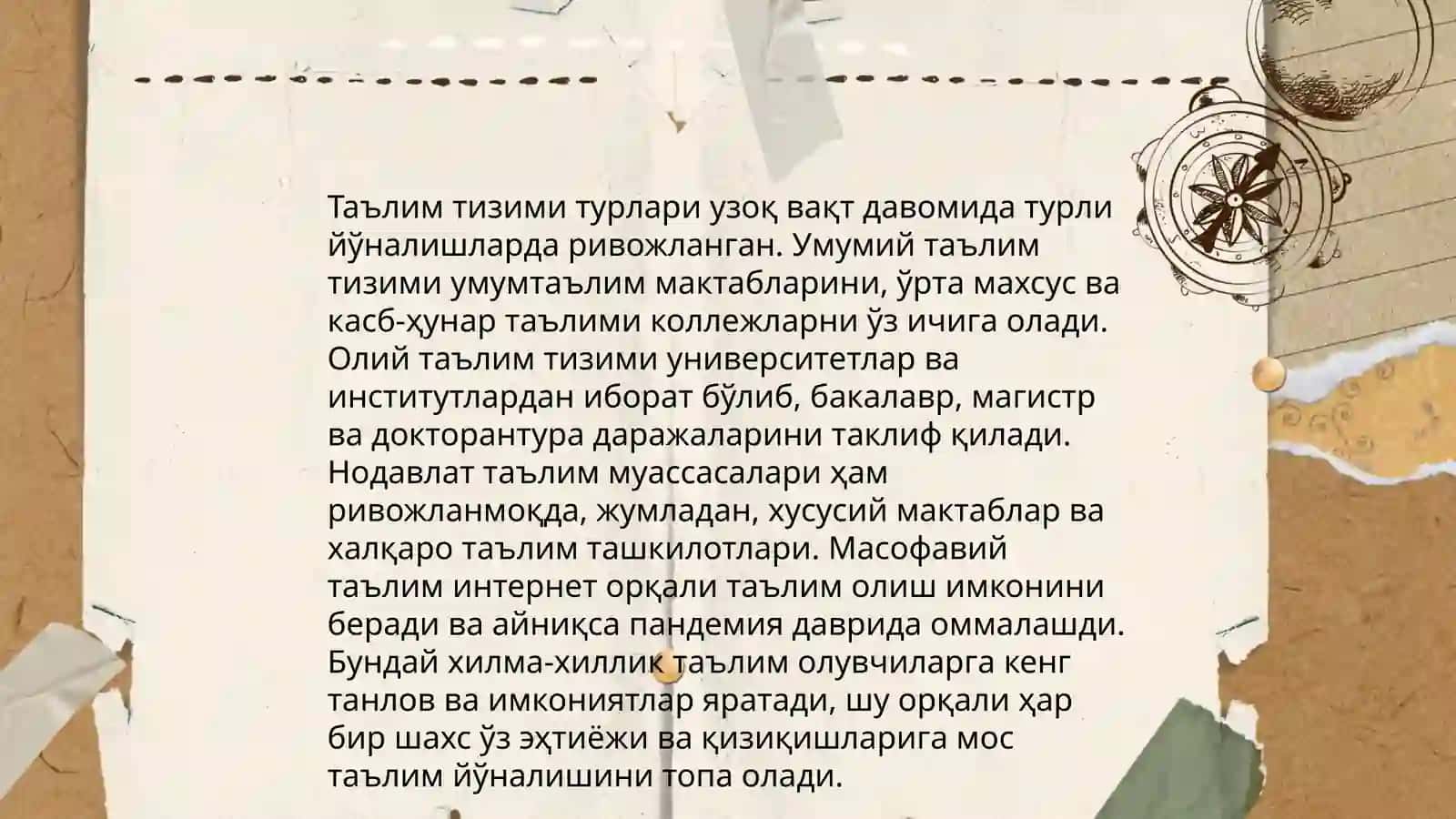 Талим тугрисидаги конунинг мазмун мохиятлари 4