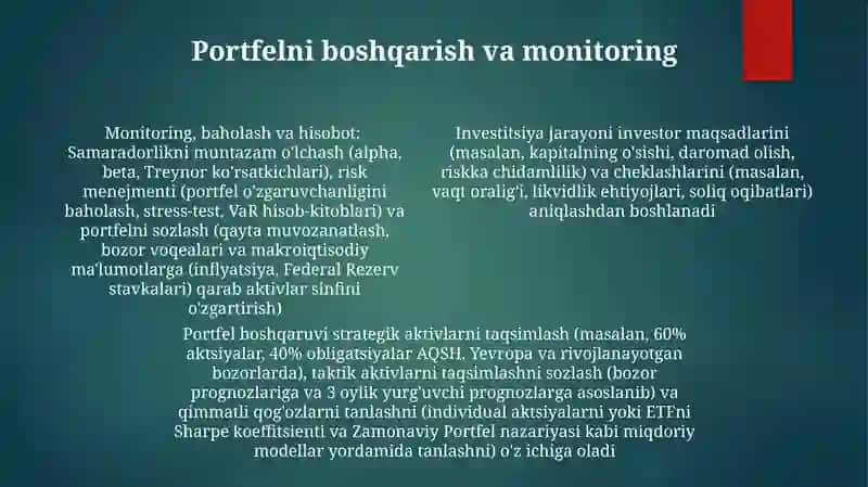Investitsiya jarayonlarining mazmuni va asosiy bosqichlari 4