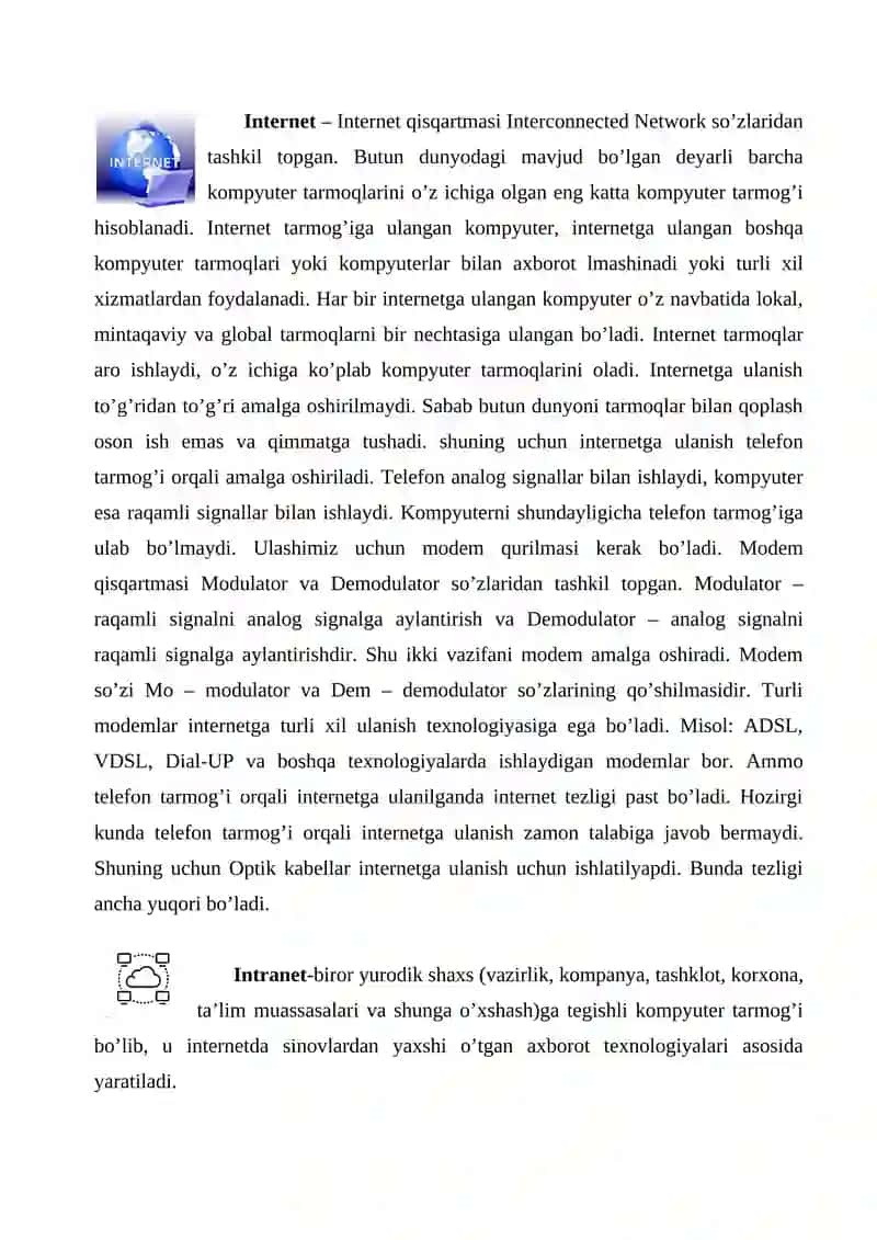 Tarmoq texnologiyalari 4