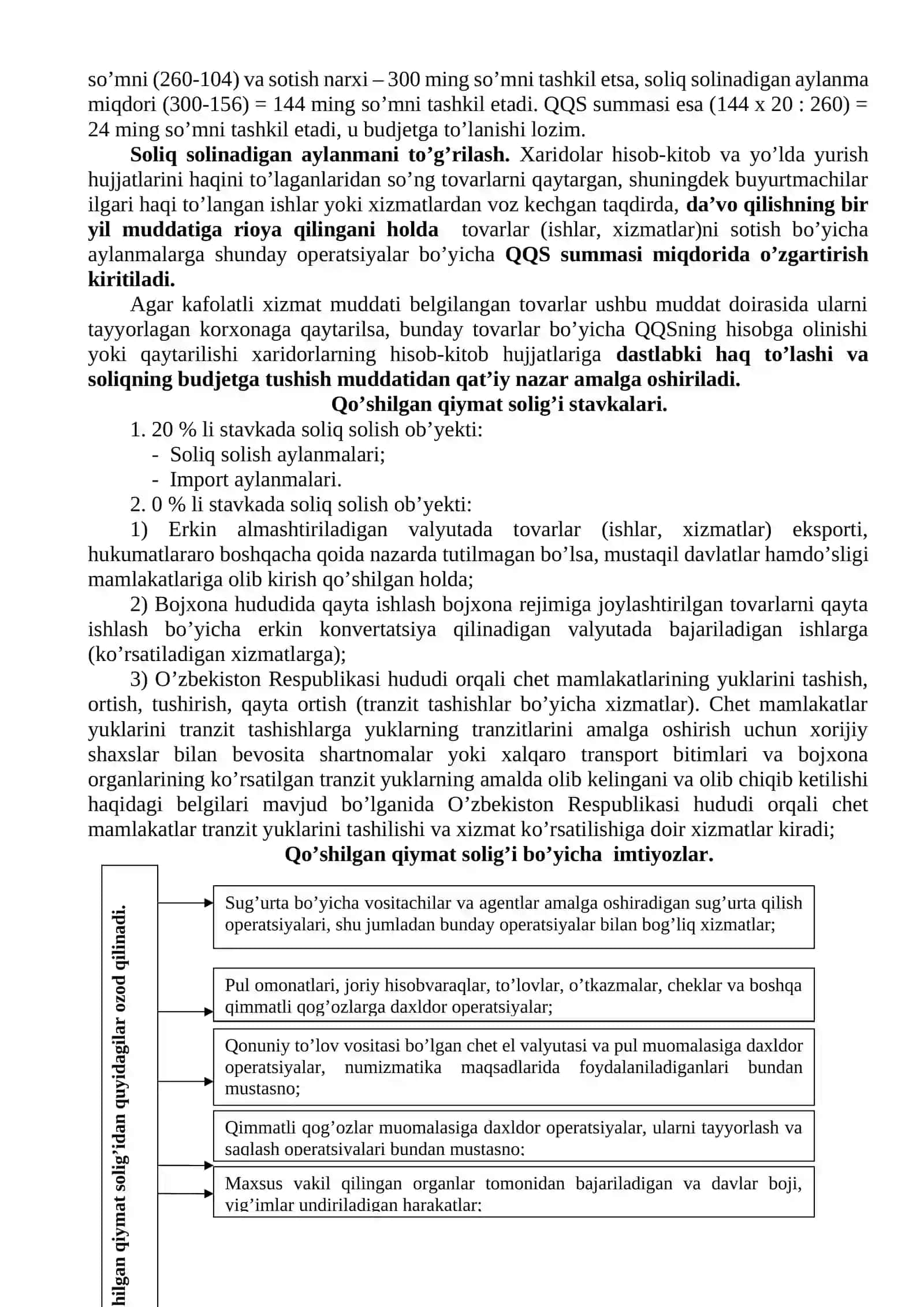 Qo’shilgan qiymat solig’ini hisoblash va to’lash tartibi 4