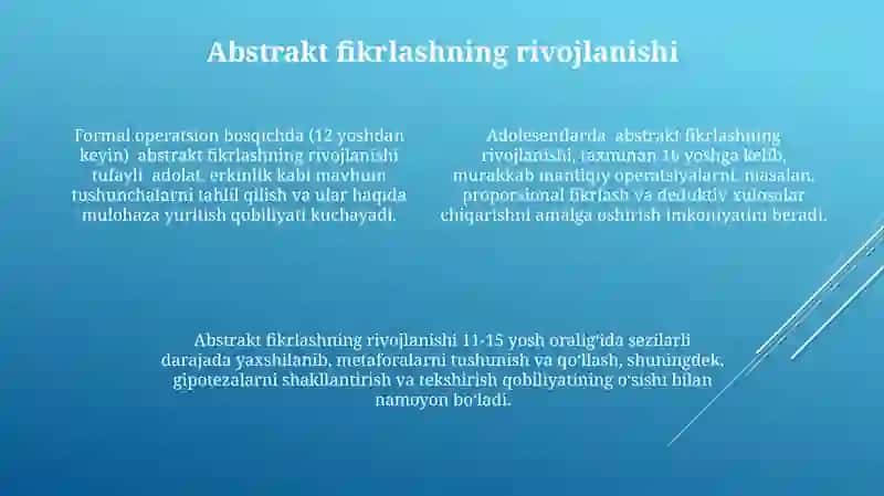 Yetuklik davrida kognitiv sohani rivojlanish xususiyatlari 4