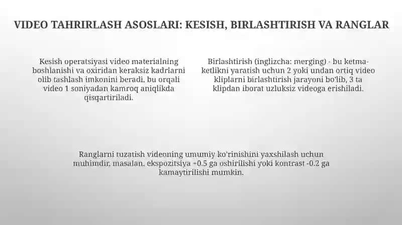 PowerPoint va Publisher bilan ishlash asoslari 4