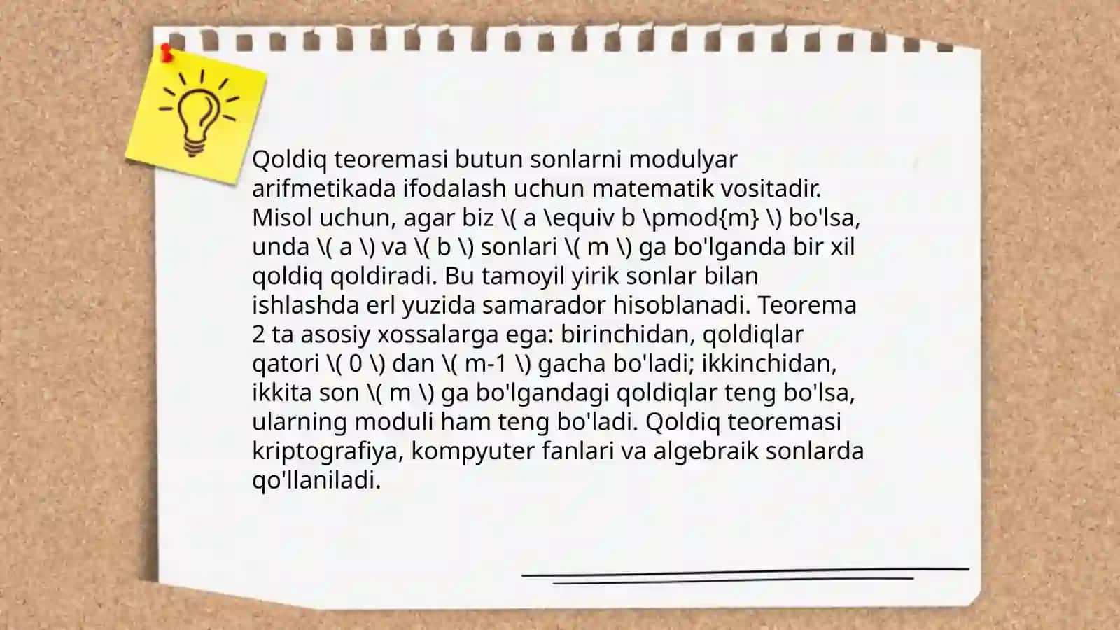 Modulli Taqqoslamalar ustida amallar bajarish 4