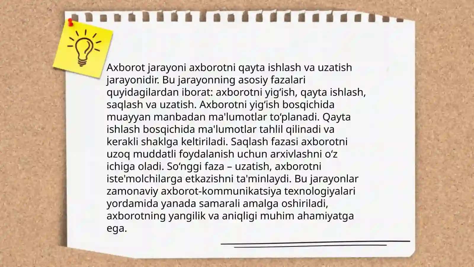 Axborot tushunchasi va uning mohiyati 4