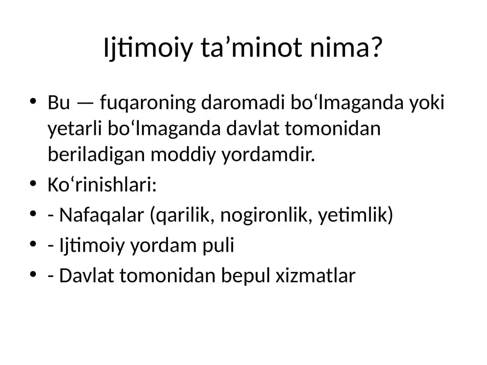 Ijtimoiy sug'urta va ijtimoiy ta'minot 4