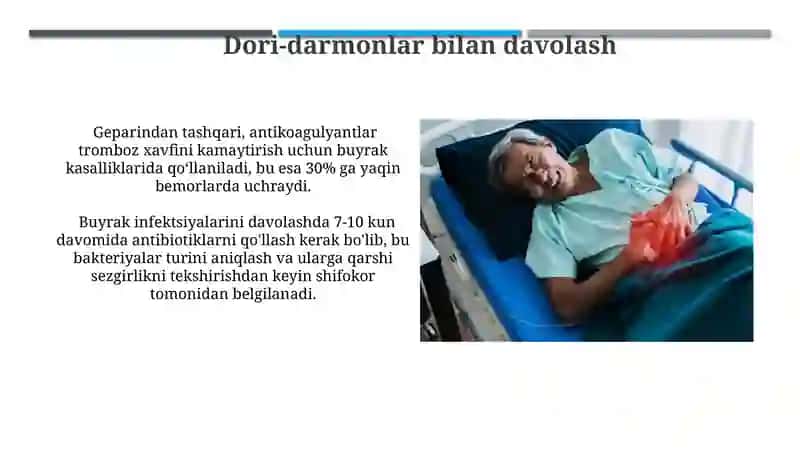 Buyrak kasalliklari, kelib chigishi. davolash prinsiplari 4