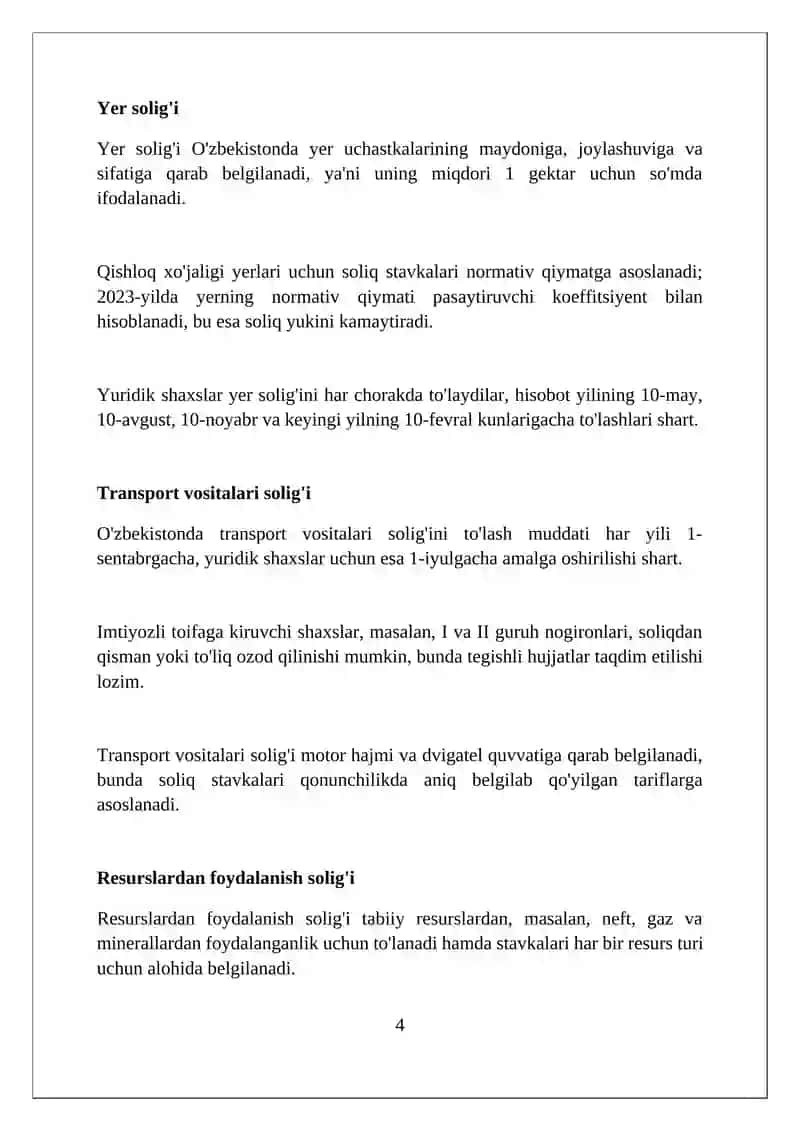 Soliq turlari 4
