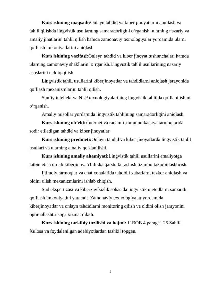 ONLAYN TAHDID VA KIBER JINOYATLARDA LINGVISTIK TAHLIL USULLARI 4