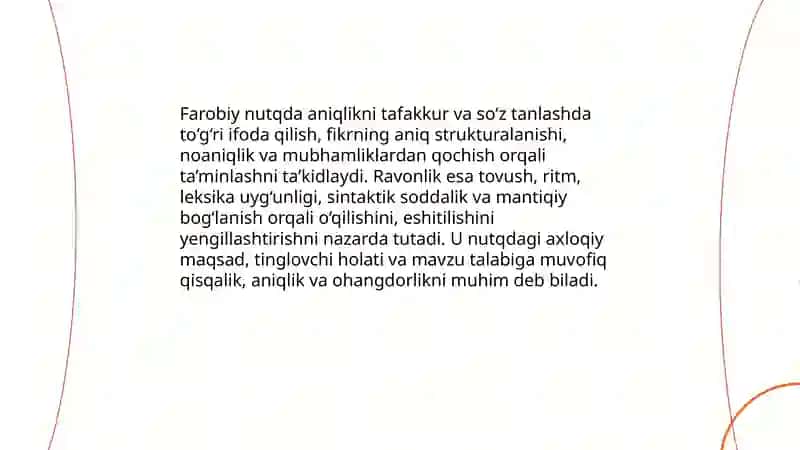Abu Nasr Farobiyning nutq madaniyatiga oid qarashlari 4