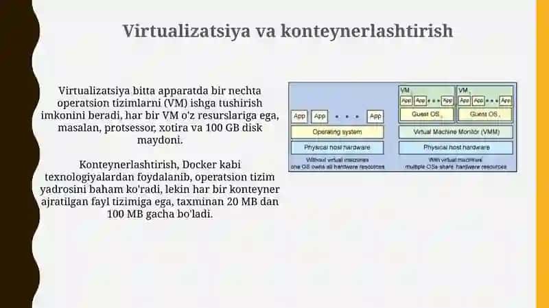 Bulutli hisoblashning asoslari va operatsion tizimlarda qolanilishi 4