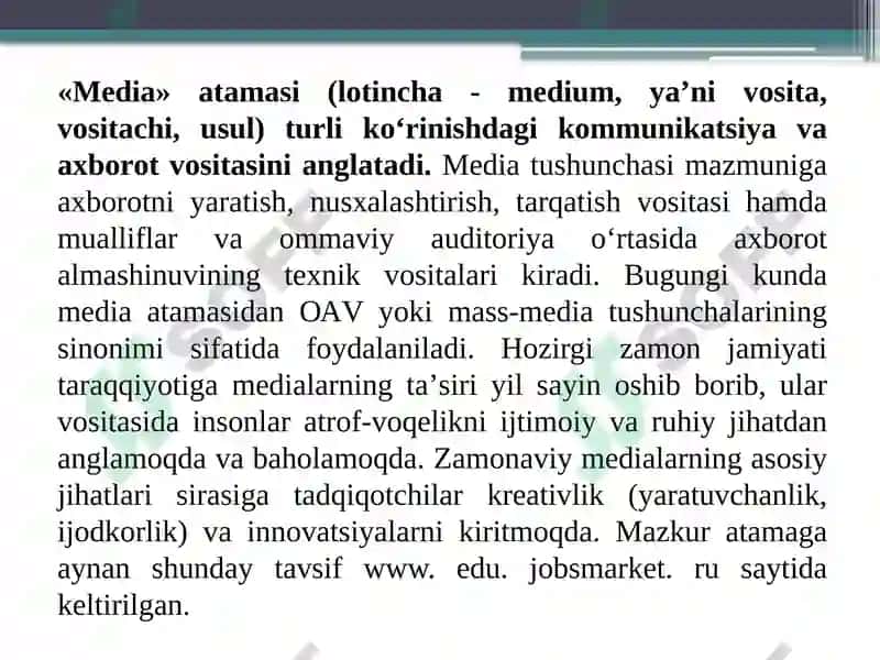 Меdiа sаvоdхоnlik vа ахbоrоt mаdаniyаti 4