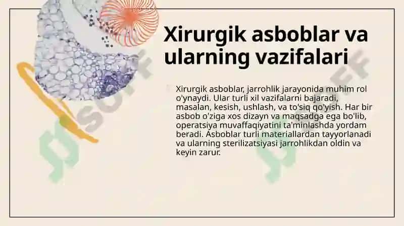 Xirurgik asboblar, sterilizatsiyasi. Iplar sterilizatsiyasi. 4