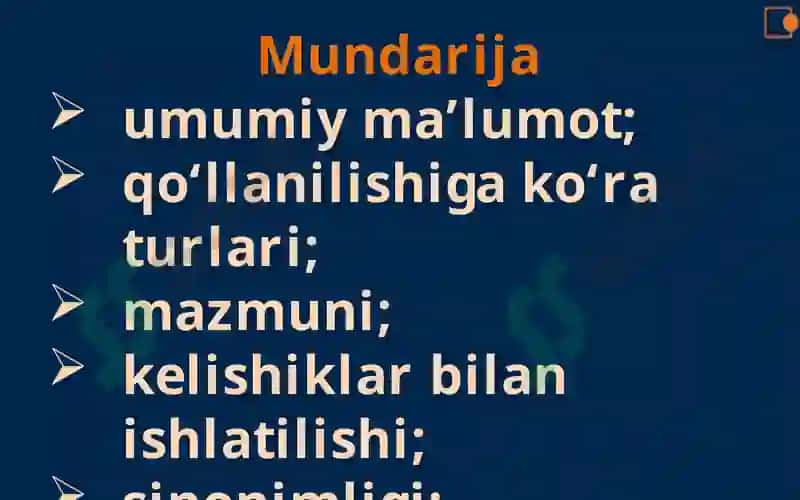Yengil ona tili saboqlari 4