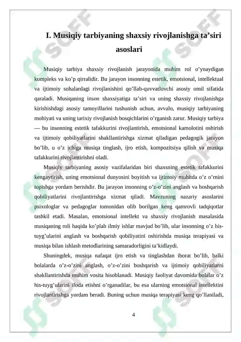 MUSIQIY TARBIYANING BOLALAR SHAXSIY RIVOJIGA TA’SIRI: TAHLILIY ADABIYOT SHARHI 4