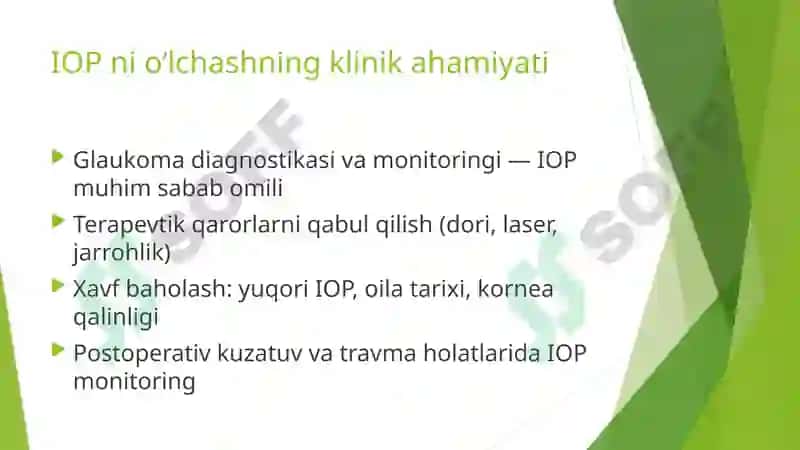 Ko‘z ichki bosimini baholash — Innovatsion usullar 4