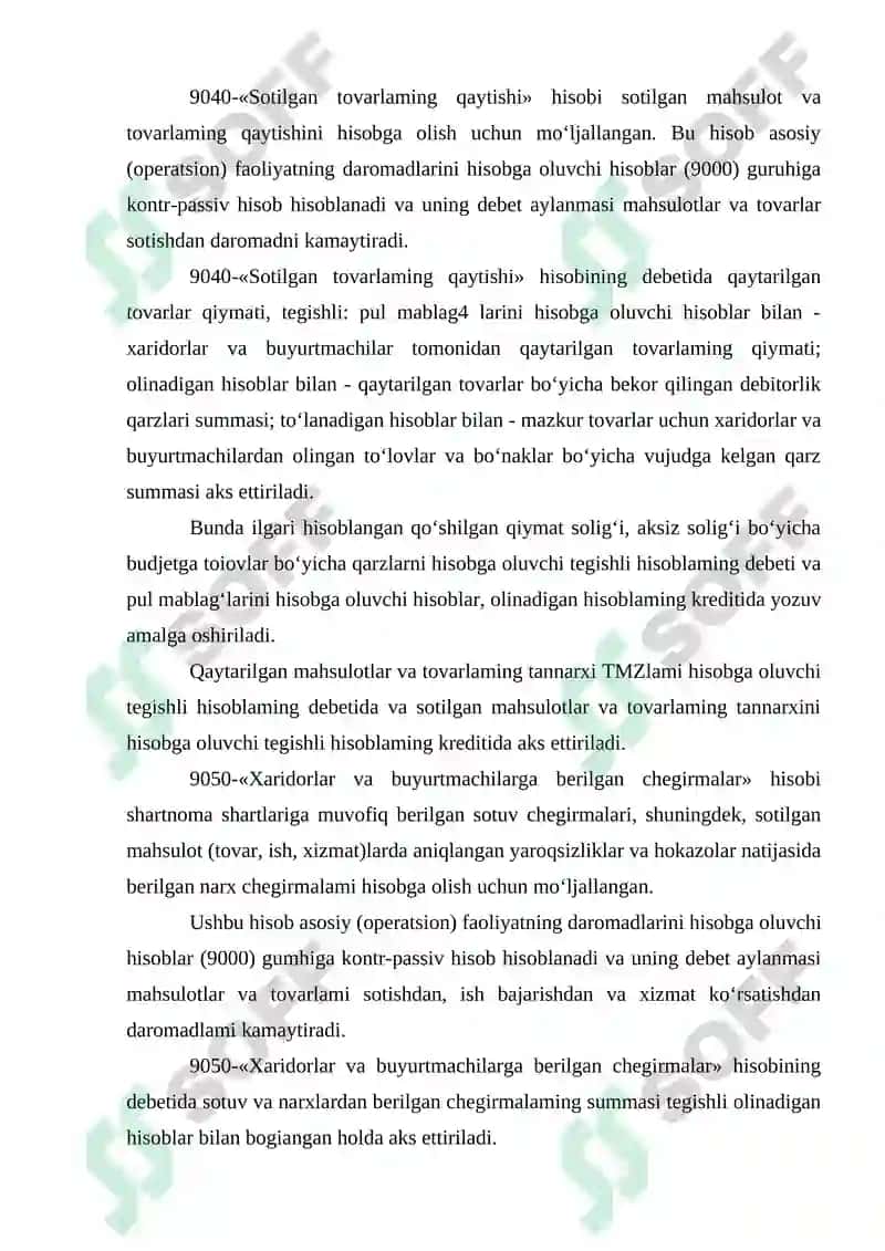 Moliyaviy hisobotning xalqaro standartlari fanidan REFERAT 4