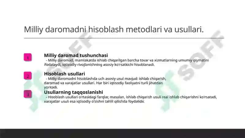 Milliy daromad va milliy hisoblar tizimi 4