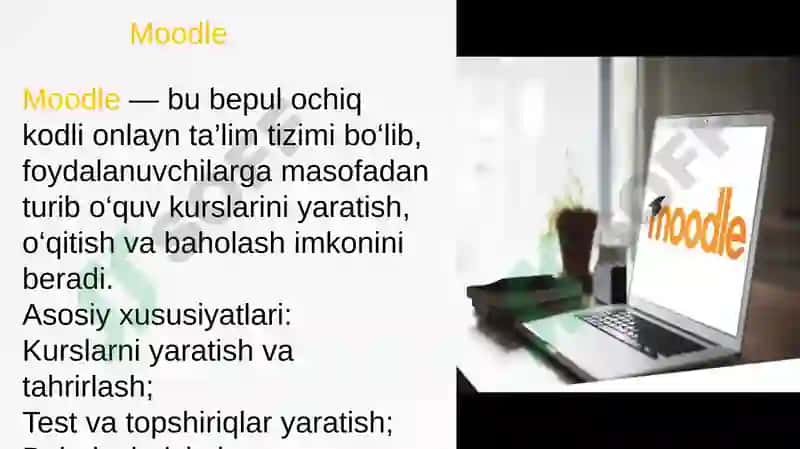 Moodle tizimida elektron kurslar yaratish va boshqarish 4