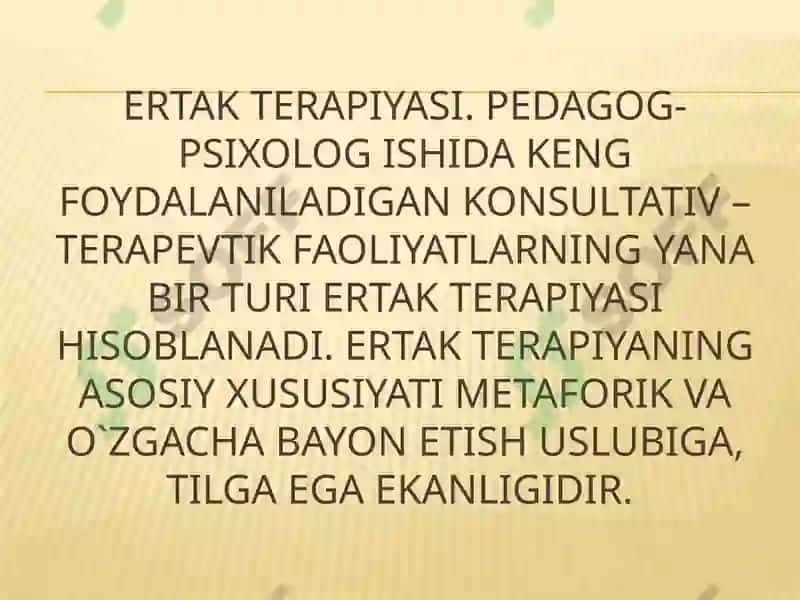ERTAK TERAPIYA 4