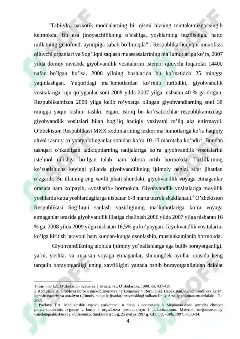 Giyohvandlikning oldini olish 4