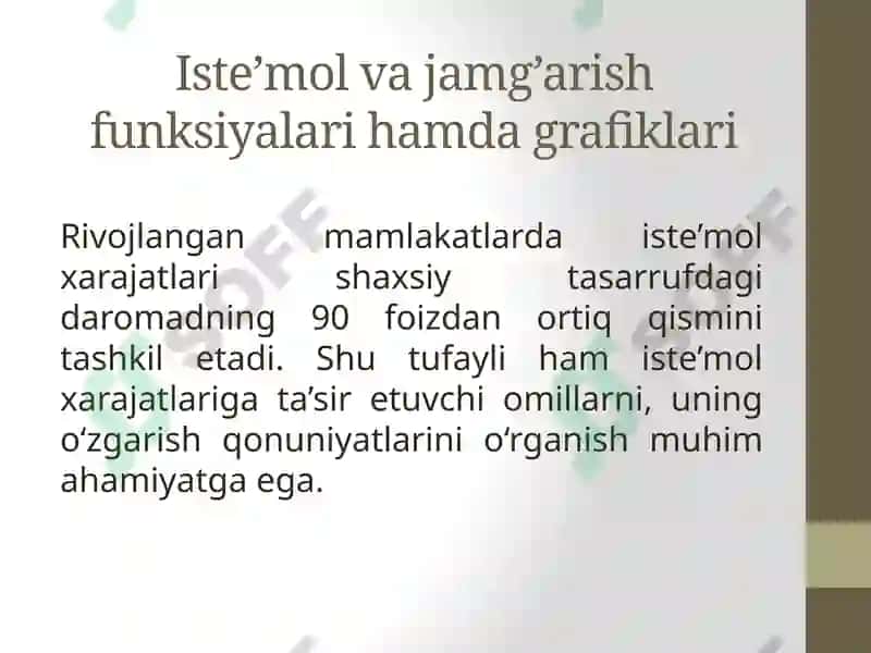 Iste’mol va jamg‘arish 4